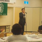 柴田支部長のあいさつ